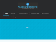 Tablet Screenshot of pasadenalivescanservice.com
